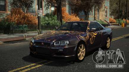 Nissan Skyline R34 Nazuxy S7 para GTA 4