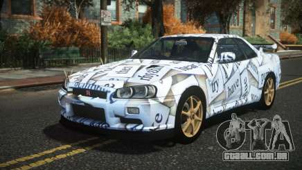 Nissan Skyline R34 Nazuxy S1 para GTA 4
