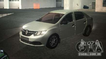 Renault Logan 2016 Prata para GTA San Andreas