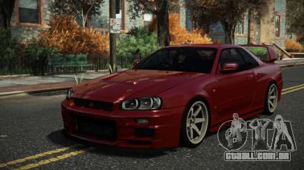 Nissan Skyline R34 Velbushe para GTA 4