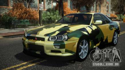Nissan Skyline R34 Drujo S1 para GTA 4
