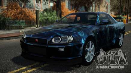 Nissan Skyline R34 Drujo S2 para GTA 4