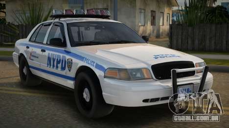 2011 Ford Cown vic NYPD para GTA San Andreas
