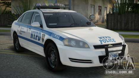 2016 Chevrolet Impala NYPD PCT para GTA San Andreas