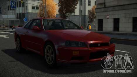 Nissan Skyline R34 Cehvo para GTA 4