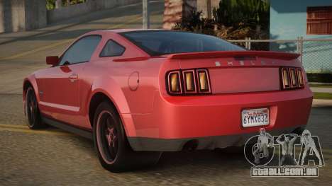 Shelby GT500 2007 para GTA San Andreas