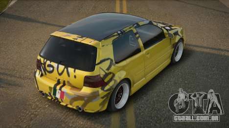 Volkswagen Golf R32 Yellow para GTA San Andreas