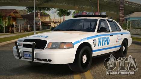2011 Ford Cown vic NYPD para GTA San Andreas