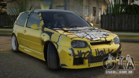 Volkswagen Golf R32 Yellow para GTA San Andreas