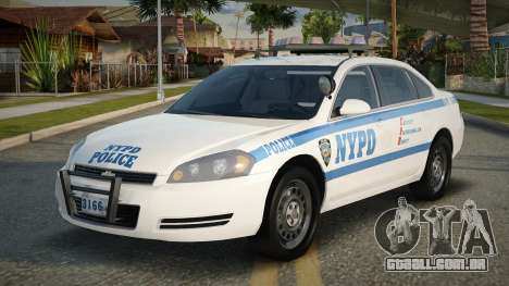 2016 Chevrolet Impala NYPD PCT para GTA San Andreas