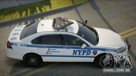 2016 Chevrolet Impala NYPD PCT para GTA San Andreas