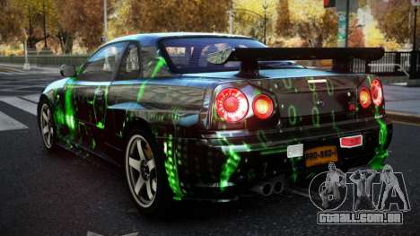 Nissan Skyline R34 JML S10 para GTA 4