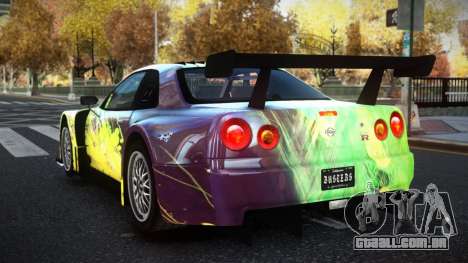Nissan Skyline R34 YHL S3 para GTA 4