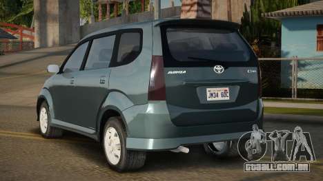 2005 Toyota Avanza 1.3 S para GTA San Andreas