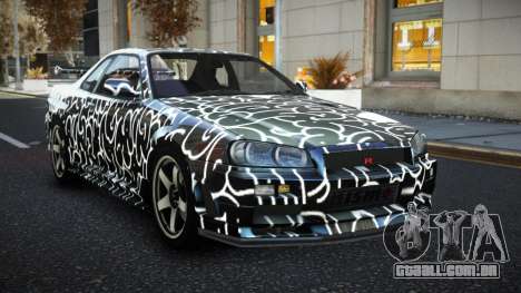 Nissan Skyline R34 JML S6 para GTA 4