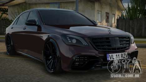 Mercedes-Benz S63 AMG W222 v1.2 para GTA San Andreas
