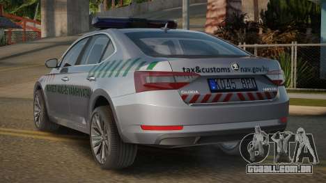 Skoda SuperB 2018 Nemzeti Ado-es Vamhivatal para GTA San Andreas