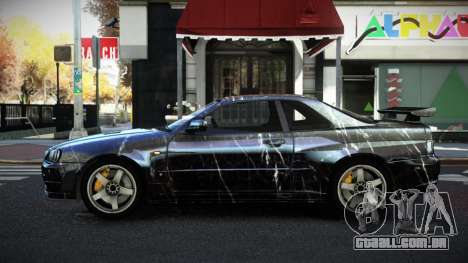 Nissan Skyline R34 JML S8 para GTA 4