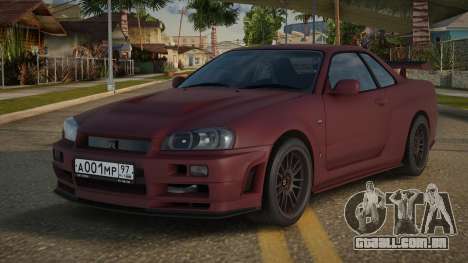 2002 Nissan Skyline R34 para GTA San Andreas