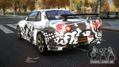 Nissan Skyline R34 JML S4 para GTA 4