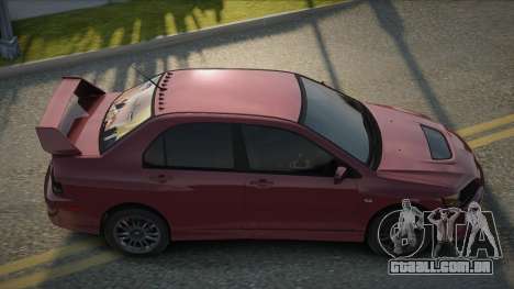 Mitsubishi Lancer Evolution IX MR Edition [RHA] para GTA San Andreas
