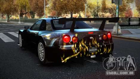 Nissan Skyline R34 YHL S7 para GTA 4