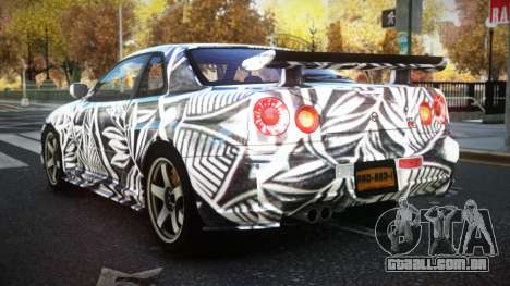 Nissan Skyline R34 JML S1 para GTA 4