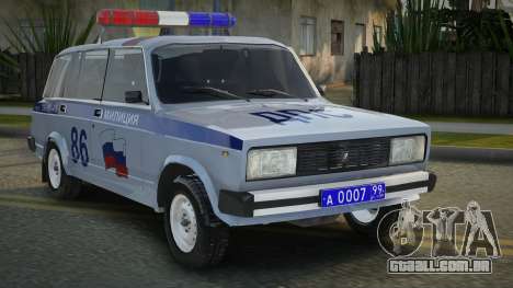 VAZ 2104 Moscow Police para GTA San Andreas