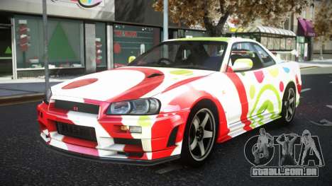 Nissan Skyline R34 JML S2 para GTA 4