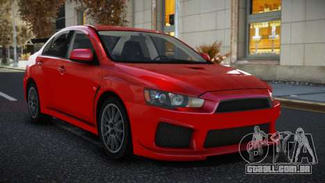 Mitsubishi Lancer Evo X Velcis para GTA 4