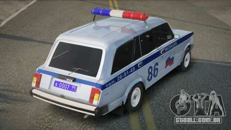 VAZ 2104 Moscow Police para GTA San Andreas