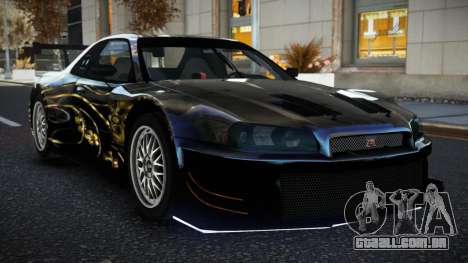 Nissan Skyline R34 YHL S7 para GTA 4