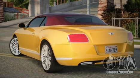 Bentley Continental GT Vinla para GTA San Andreas