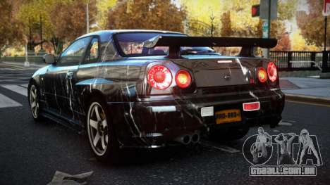 Nissan Skyline R34 JML S8 para GTA 4