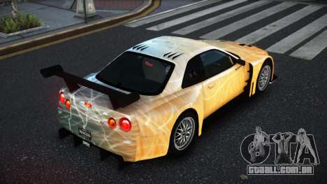 Nissan Skyline R34 YHL S14 para GTA 4