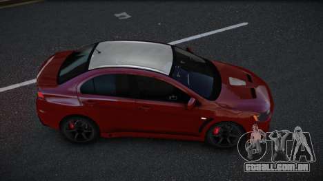 Mitsubishi Lancer Evolution X Ruwwokem para GTA 4