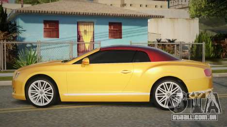 Bentley Continental GT Vinla para GTA San Andreas