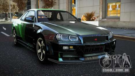 Nissan Skyline R34 JML S11 para GTA 4