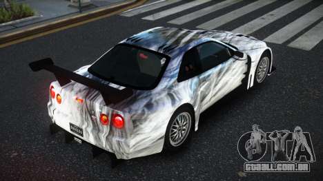 Nissan Skyline R34 YHL S4 para GTA 4