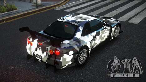 Nissan Skyline R34 YHL S6 para GTA 4