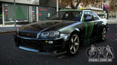 Nissan Skyline R34 JML S11 para GTA 4