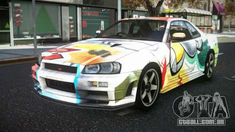 Nissan Skyline R34 JML S5 para GTA 4