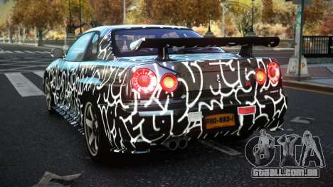 Nissan Skyline R34 JML S6 para GTA 4