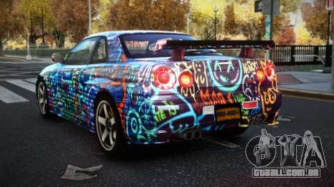 Nissan Skyline R34 JML S3 para GTA 4