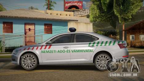 Skoda SuperB 2018 Nemzeti Ado-es Vamhivatal para GTA San Andreas