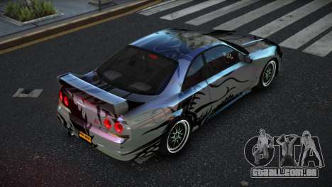 Nissan Skyline R33 Tixol S13 para GTA 4