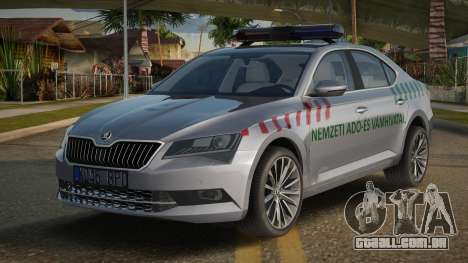 Skoda SuperB 2018 Nemzeti Ado-es Vamhivatal para GTA San Andreas