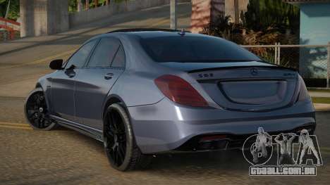 Mercedes-Benz S63 AMG W222 Full Black para GTA San Andreas