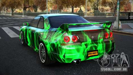 Nissan Skyline R33 Tixol S2 para GTA 4