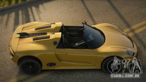 Porsche 918 Spyder V1.0 para GTA San Andreas